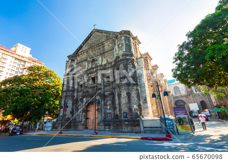 Malate Church in Manila city, Philippines 65670098