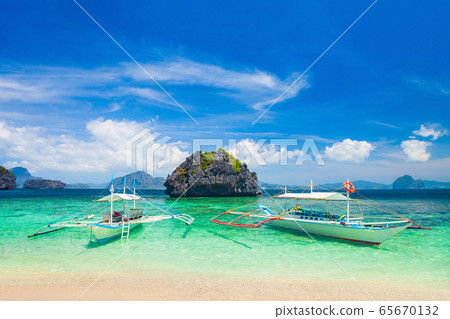 Bangka boat in El Nido, Philippines 65670132