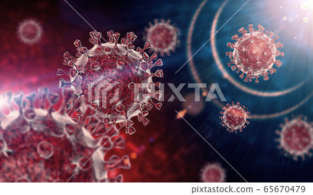 COVID-19 microscopic virus corona virus disease 65670479
