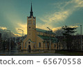 Wet Street In Tallinn 65670558