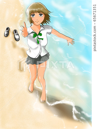 Sand beach girls 65671351