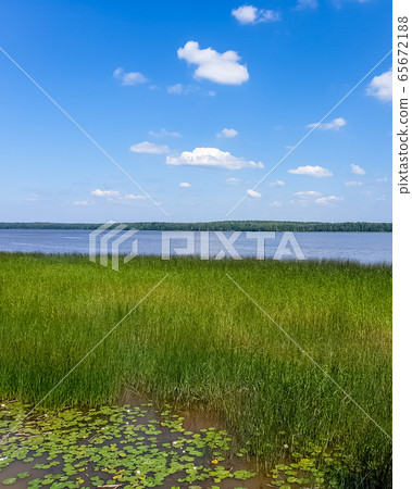Landscape view in Monrepo park in Vyborg, Russia Landscape view in Monrepo park in Vyborg, Russia 65672188