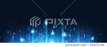 digital binary coding banner - Stock Illustration [65672789] - PIXTA