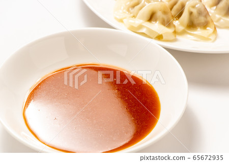 Gyoza miso sauce. Gyoza miso sauce. 65672935