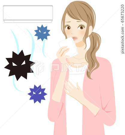 Air conditioner air conditioner sterilization cleaning cleaning air pollution 65673220