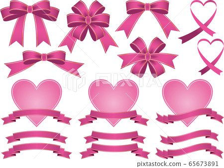 Collection of ribbon illustrations Collection of ribbon illustrations 65673891