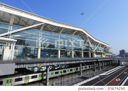 高輪門戶站和羽田新線客機 高輪門戶站和羽田新線客機 65674290