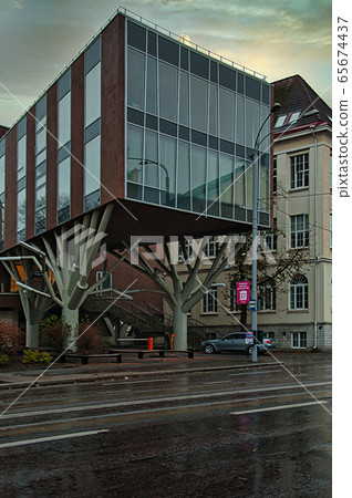 Wet Street In Tallinn Wet Street In Tallinn 65674437