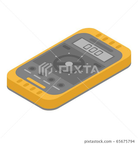 Modern multimeter icon, isometric style Modern multimeter icon, isometric style 65675794