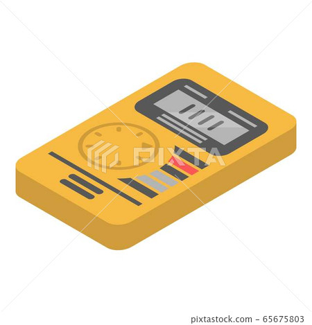 Digital multimeter icon, isometric style Digital multimeter icon, isometric style 65675803