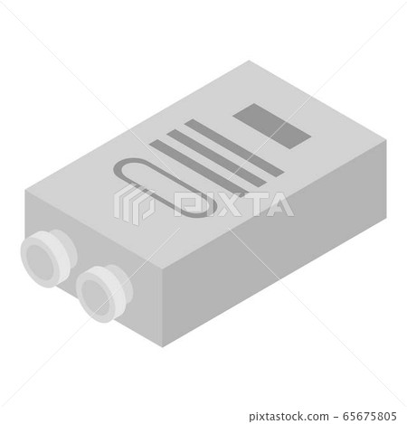 Resistance multimeter icon, isometric style Resistance multimeter icon, isometric style 65675805