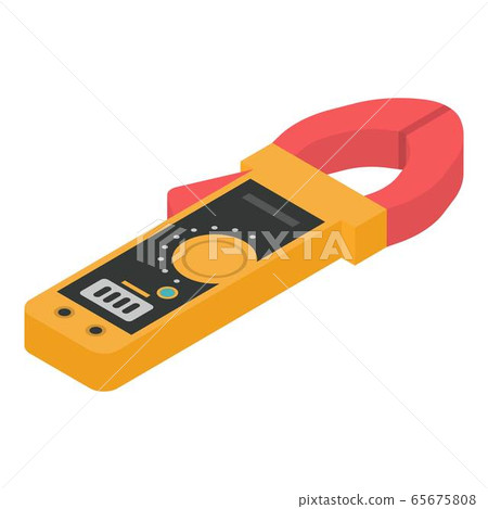 Multimeter icon, isometric style Multimeter icon, isometric style 65675808
