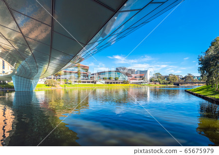 Adelaide City Riverbank viewed from under the Adelaide City Riverbank viewed from under the 65675979