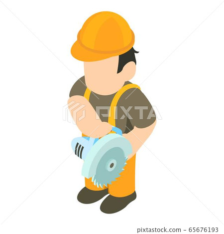 Foreman icon, isometric style Foreman icon, isometric style 65676193