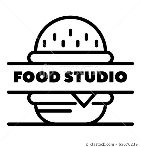 Food studio logo, outline style Food studio logo, outline style 65676239