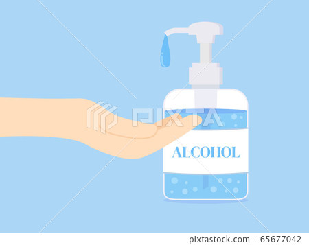 Wash your hands concept.Vector illustration, flat 65677042