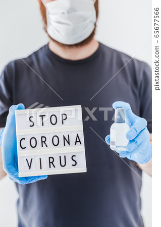 Stop coronavirus concept 65677566