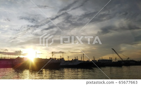 Marugame Port Sunset Marugame Port Sunset 65677663