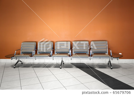 Empty seats at airport. No people Empty seats at airport. No people 65679706