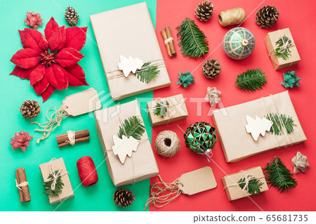 Zero waste eco Christmas concept Zero waste eco Christmas concept 65681735