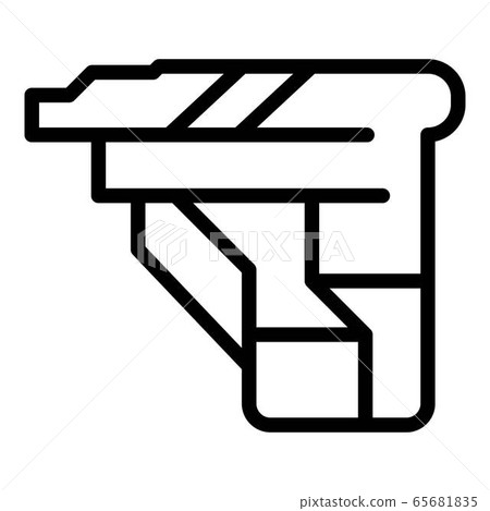 Cmyk cartridge icon, outline style Cmyk cartridge icon, outline style 65681835