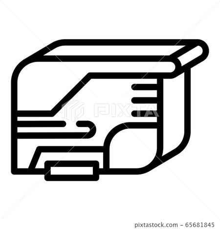 Jet ink cartridge icon, outline style Jet ink cartridge icon, outline style 65681845