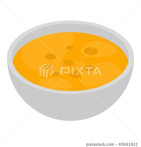 Soy sauce icon, isometric style 65681922