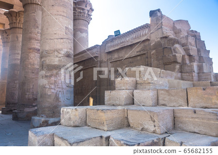 Temple of kom Ombo, located in Aswan, Egypt. Temple of kom Ombo, located in Aswan, Egypt. 65682155