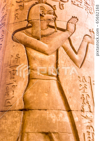 Temple of kom Ombo, located in Aswan, Egypt. Temple of kom Ombo, located in Aswan, Egypt. 65682168