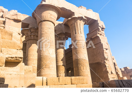 Temple of kom Ombo, located in Aswan, Egypt. 65682770