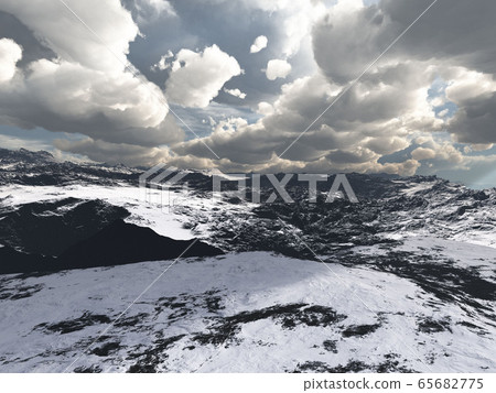 Alpine landscape in the Alps Alpine landscape in the Alps 65682775