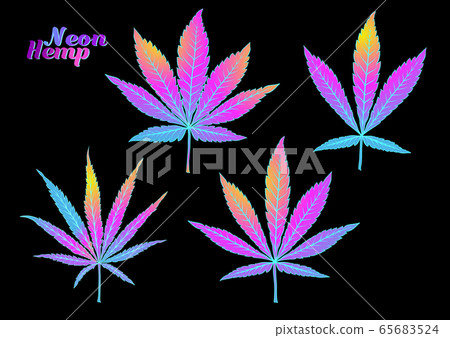 4 Grades Of Cannabis Leaf Set. - Stock Illustration [65683524] - PIXTA