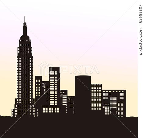 City skyline of New York 65683807