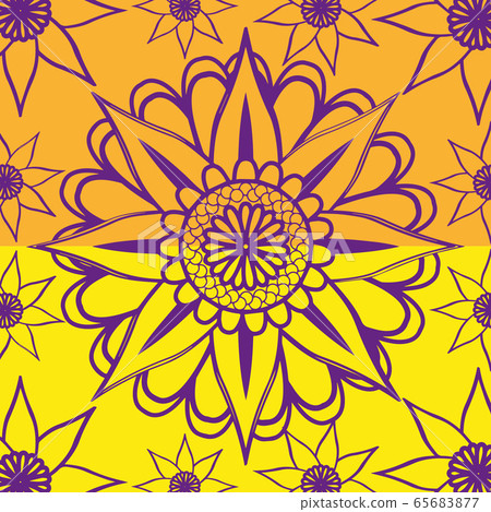Mandala floral pattern Mandala floral pattern 65683877