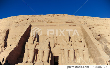 The Great Temple of Rameses II in Abu Simbel , Egypt 65686123
