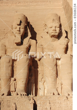 The Great Temple of Rameses II in Abu Simbel , Egypt 65686134