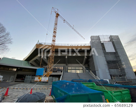 Nippon Budokan under construction 65689129