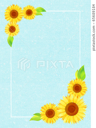 Background material_sunflower 65689184
