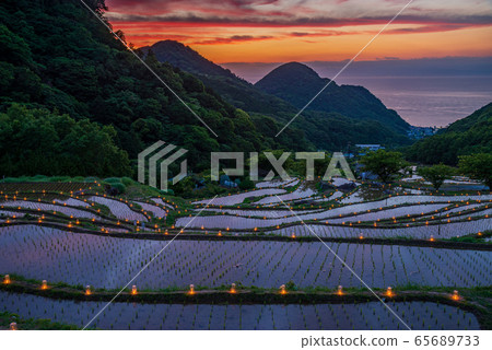 [靜岡縣松崎町]石部梯田，石部燈火，燭光之夜 65689733