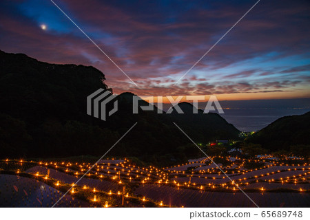[Shizuoka Prefecture Matsuzaki Town] Ishibe terraced rice fields, Ishibe lights, candle night 65689748