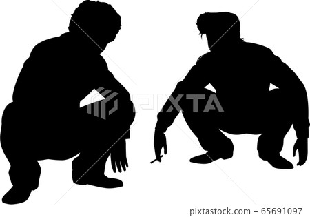 年輕人坐在洋基 65691097