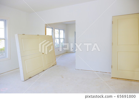 A new home interior wooden doors a wait A new home interior wooden doors a wait 65691800