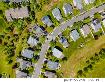 Panoramic view of neighbourhood single-family Panoramic view of neighbourhood single-family 65691910
