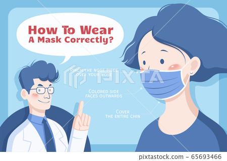 Three important tips for wearing a mask Three important tips for wearing a mask 65693466