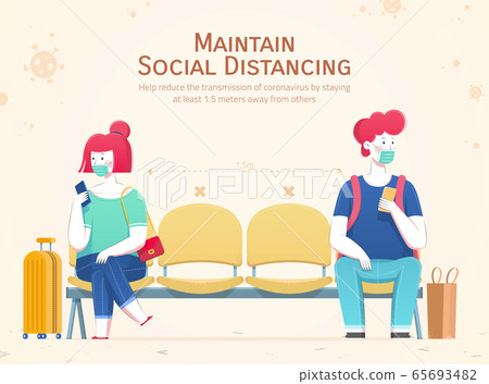Practice social distancing 65693482