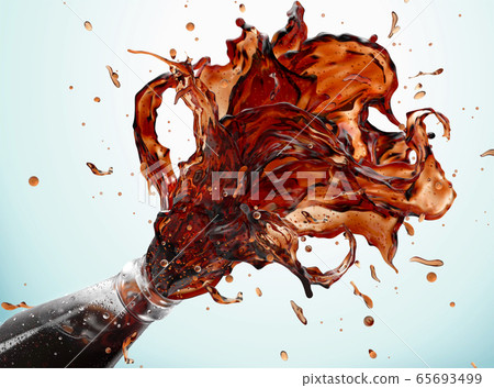 Fresh splashing cola Fresh splashing cola 65693499