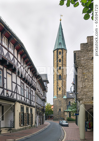 Street in Goslar, Germany 65694729