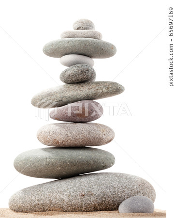 Pyramid of sea pebbles Pyramid of sea pebbles 65697169