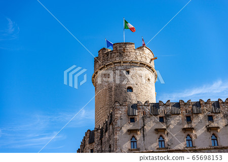 Medieval Castle of the Trento City Italy - Castello del Buonconsiglio 65698153