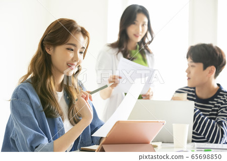 商務，會議，男女 65698850